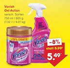 Oxi Action Angebote von Vanish bei Netto Marken-Discount Cottbus für 5,49 €