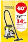 Aspirateur eau et poussière 4 en 1 Galaxy 1200W 20L en promo chez Hyper U Lons-le-Saunier à 34,99 €