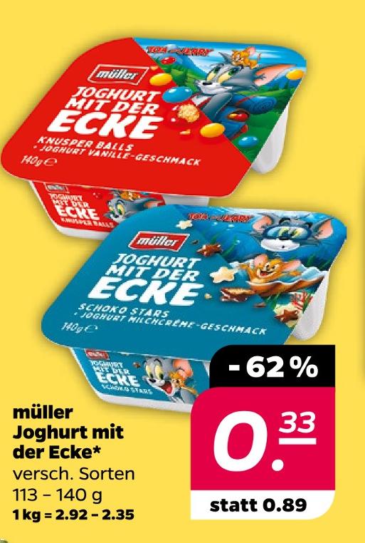 Joghurt mit der Ecke