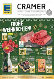 EDEKA Prospekt für Sundern: "Aktuelle Angebote", 16 Seiten, 21.12.2024 - 24.12.2024