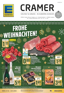 EDEKA Sundern (Sauerland) Prospekt "Aktuelle Angebote" mit 16 Seiten