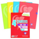 Lot de 4 cahiers Mimesys - CLAIREFONTAINE dans le catalogue Carrefour