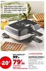 Hyper U Mende - Promo GAUFRIER SUPER 2 Promo GAUFRIER SUPER 2 à 79,99 € dans le catalogue Hyper U à Mende