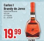 Brandy de Jerez im Angebot bei Trinkgut in Minden Brandy de Jerez Angebote von Carlos I bei Trinkgut Minden für 19,99 €