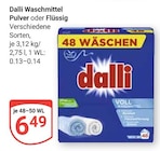 Waschmittel Pulver oder Flüssig im Angebot bei GLOBUS in Hofheim Waschmittel Pulver oder Flüssig Angebote von dalli bei GLOBUS Hofheim für 6,49 €