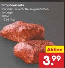 Aktuelle Steak Angebote bei Netto Marken-Discount in Moers Aktuelles Straußensteaks Angebot bei Netto Marken-Discount in Moers ab 3,99 €