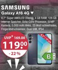 Galaxy A16 4G von Samsung im aktuellen V-Markt Prospekt für 119,00 €