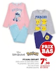 Pyjama enfant - Lilo & Stitch / Pokémon - Super U à Brive-la-Gaillarde Pyjama enfant - Lilo & Stitch / Pokémon en promo chez Super U Brive-la-Gaillarde à 7,90 €