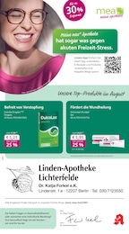 mea - meine apotheke Prospekt für Teltow: "Unsere August-Angebote", 4 Seiten, 01.08.2025 - 31.08.2025
