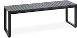 JYSK Rathenow - JYSK Gartenbank SAUNTE B120xT35 schwarz Angebot im Prospekt JYSK Gartenbank SAUNTE B120xT35 schwarz bei JYSK im Rathenow Prospekt für 60,00 €