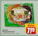Thüringer Wurstpack von Landstolz im aktuellen REWE Prospekt
