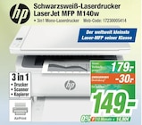 Schwarzweiß-Laserdrucker LaserJet MFP M140w Angebote von hp bei expert Rüsselsheim für 149,00 €