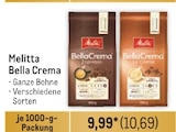 Bella Crema Angebote von Melitta bei Metro Koblenz für 10,69 €