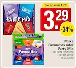 Favourites oder Party Mix im Angebot bei WEZ in Minden Favourites oder Party Mix Angebote von Milka bei WEZ Minden für 3,29 €