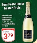 Aktuelle Freixenet-Sekt Angebote bei GLOBUS in Saarbrücken Aktuelles Carta Dry Angebot bei GLOBUS in Saarbrücken ab 3,79 €