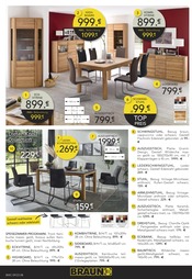 Esszimmer im BRAUN Möbel-Center Prospekt in Neunkirchen Aktueller BRAUN Möbel-Center Prospekt mit Esszimmer, "BRAUN NEWS!", Seite 10