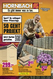 Aktueller Hornbach Baumarkt Prospekt in Frankfurt und Umgebung, "Sport? Du schleppst lieber Pflanzringe." mit 33 Seiten, 13.03.2024 - 09.04.2024