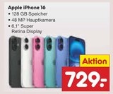 iPhone 16 im Angebot bei Netto Marken-Discount in Emden iPhone 16 Angebote von Apple bei Netto Marken-Discount Emden für 729,00 €