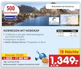 Aktuelles NORWEGEN MIT NORDKAP Angebot bei Netto Marken-Discount in Bielefeld ab 1.349,00 €