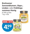 Sonnenblumen-Honig von Breitsamer im aktuellen V-Markt Prospekt