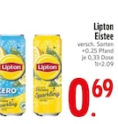 Eistee Zero oder Eistee Zitrone Sparkling im EDEKA Prospekt Eistee Zero oder Eistee Zitrone Sparkling von Lipton im aktuellen EDEKA Prospekt für 0,69 €