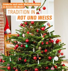 Weihnachtskugel, Christbaum-Dekoration oder Deko-Anhänger Angebot in Klöden im aktuellen Prospekt bei OBI in Klöden
