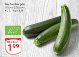 Bio Zucchini grün Angebote bei GLOBUS Rostock für 1,99 €