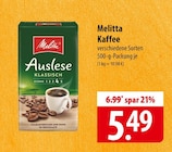 Melitta Kaffee bei famila Nordost im Rendsburg Prospekt für 5,49 €