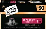 Capsules café alu espresso n°9 intense - CARTE NOIRE en promo chez Intermarché Châlons-en-Champagne à 3,15 €