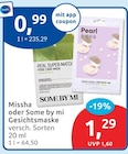 Gesichtsmaske von Missha im aktuellen budni Prospekt