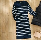 Robe longue pull femme - GEMO en promo chez Intermarché Super Grenoble à 19,99 €