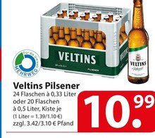 Veltins Pilsener bei famila Nordost in Ritterhude Veltins Pilsener im Angebot bei famila Nordost Ritterhude für 10,99 €