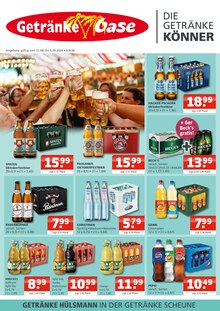 Cola im aktuellen Getränke Oase Prospekt (Marl) Cola im Getränke Oase Prospekt "Aktuelle Angebote" mit 2 Seiten (Marl)