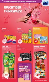 Krombacher im Getränke Hoffmann Prospekt "Aktuelle Angebote" mit 11 Seiten (Hof)