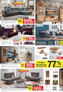 Sofa im Zurbrüggen Prospekt "INVENTURVERKAUF" mit 16 Seiten (Bottrop)