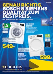 EURONICS Prospekt für Mönchengladbach: "GENAU RICHTIG. BOSCH & SIEMENS. QUALITÄT ZUM BESTPREIS.", 6 Seiten, 12.03.2025 - 23.03.2025