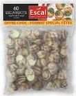 Escargots recette à la Bourguignonne surgelés - Escal en promo chez U Express Reims à 11,01 €