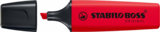 Surligneur Boss "Vrai Rouge" - Stabilo en promo chez Bureau Vallée Grasse à 0,89 €