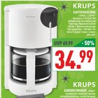 KAFFEEMASCHINE F30908 / F30901 Angebote von KRUPS bei Marktkauf Detmold für 34,99 €