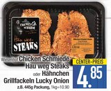 Chicken Schmiede Hau weg Steaks Angebote von Wiesenhof bei EDEKA Straubing für 4,85 €