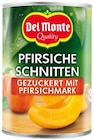 Pfirsiche Schnitten im REWE Prospekt Pfirsiche Schnitten von Del Monte im aktuellen REWE Prospekt für 7,78 €