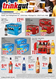 Trinkgut Prospekt "Aktuelle Angebote" für Viechtach, 4 Seiten, 24.11.2025 - 29.11.2025