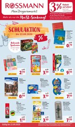 Rossmann Prospekt für Hameln mit 19 Seiten Rossmann Prospekt für Hameln: "SCHULAKTION", 19 Seiten, 29.07.2020 - 22.09.2020