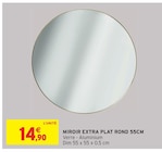 Miroir extra plat rond 55cm en promo chez Intermarché Hyper Montpellier à 14,90 €