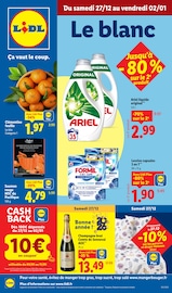 Saumon Fumé Angebote im Prospekt "Le blanc" von Lidl auf Seite 1