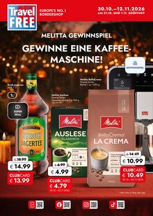 Kaffeebohnen im aktuellen Travel FREE Prospekt (Chemnitz) Kaffeebohnen im Travel FREE Prospekt "GEWINNE EINE KAFFEEMASCHINE" mit 12 Seiten (Chemnitz)