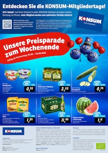 Käse im Konsum Prospekt "Aktuelle Angebote" mit 12 Seiten (Dresden)