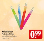 Knicklichter Party-Leuchtstab Angebote bei famila Nordost Pinneberg für 0,99 €