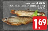 Geräucherte Forelle im Angebot bei EDEKA in Dorsten Geräucherte Forelle Angebote bei EDEKA Dorsten für 1,69 €
