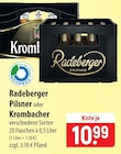 famila Nordost - Radeberger Pilsner Angebot im Prospekt Radeberger Pilsner bei famila Nordost im Prospekt "" für 10,99 €